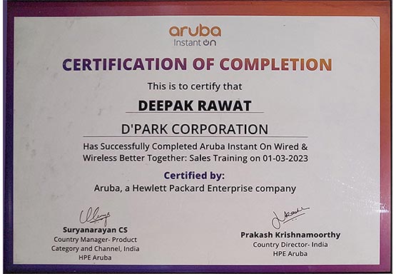 Certificate 3